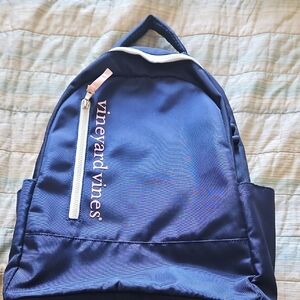 Vineyard Vines Blue and Pink X Target Backpack